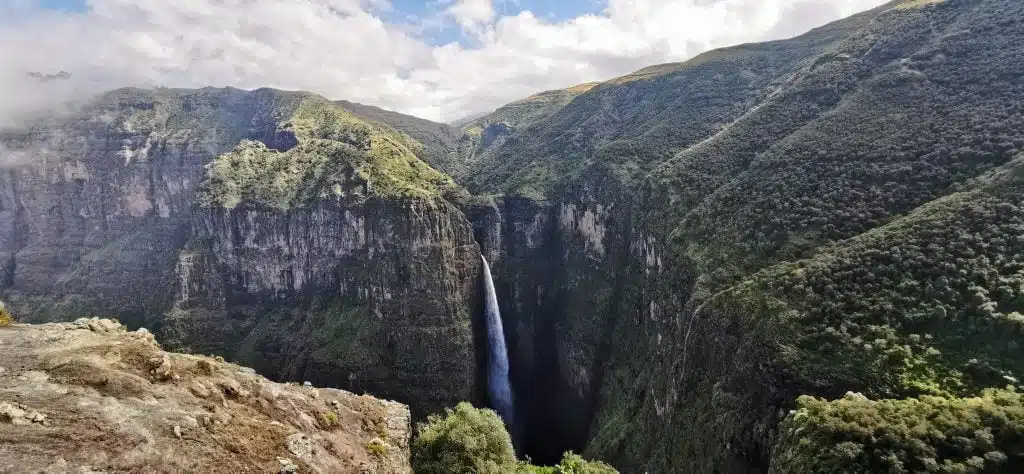 Eén van de mooiste bezienswaardigheden van Ethiopië is het Simien Mountains National Park