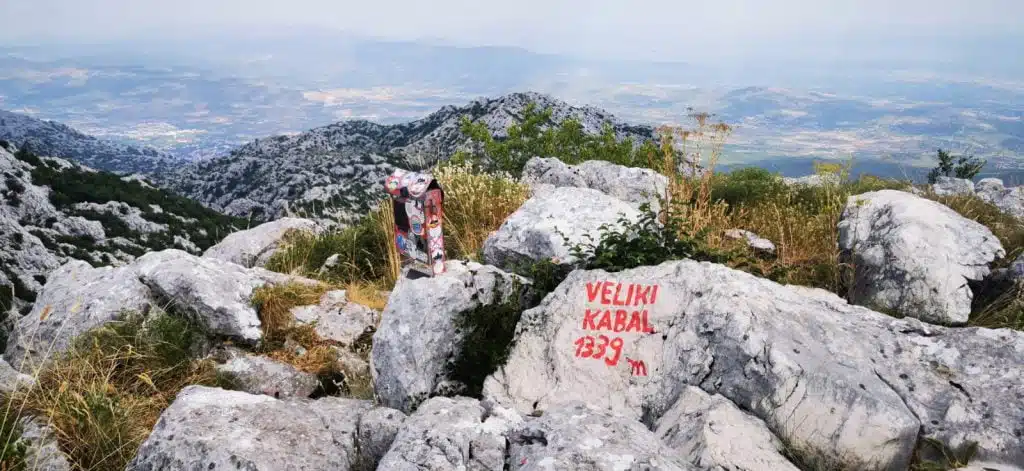 Veliki Kabel hoogte, wandelen in Kroatië 