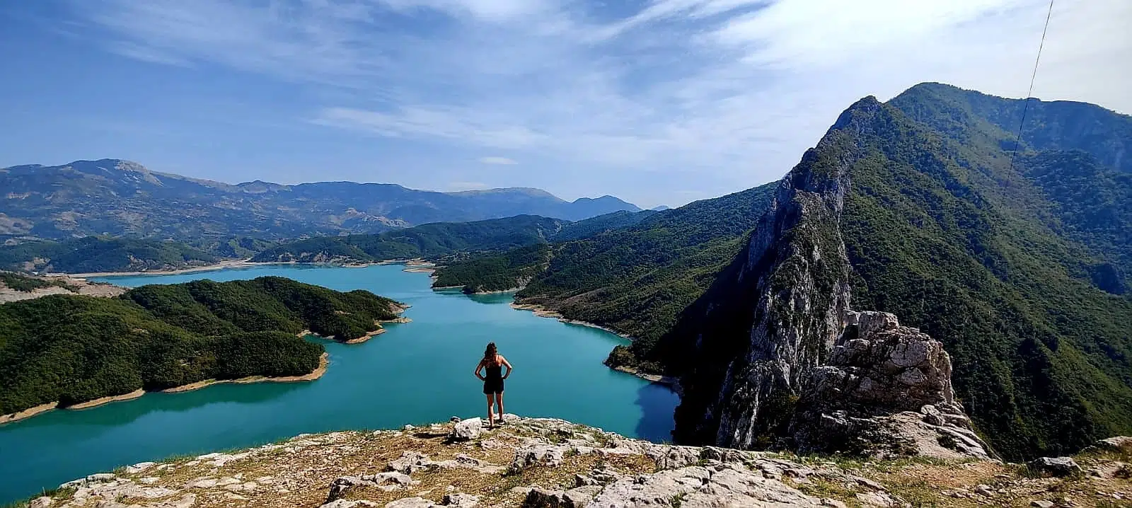 Lake Bovilla reisroute Albanie