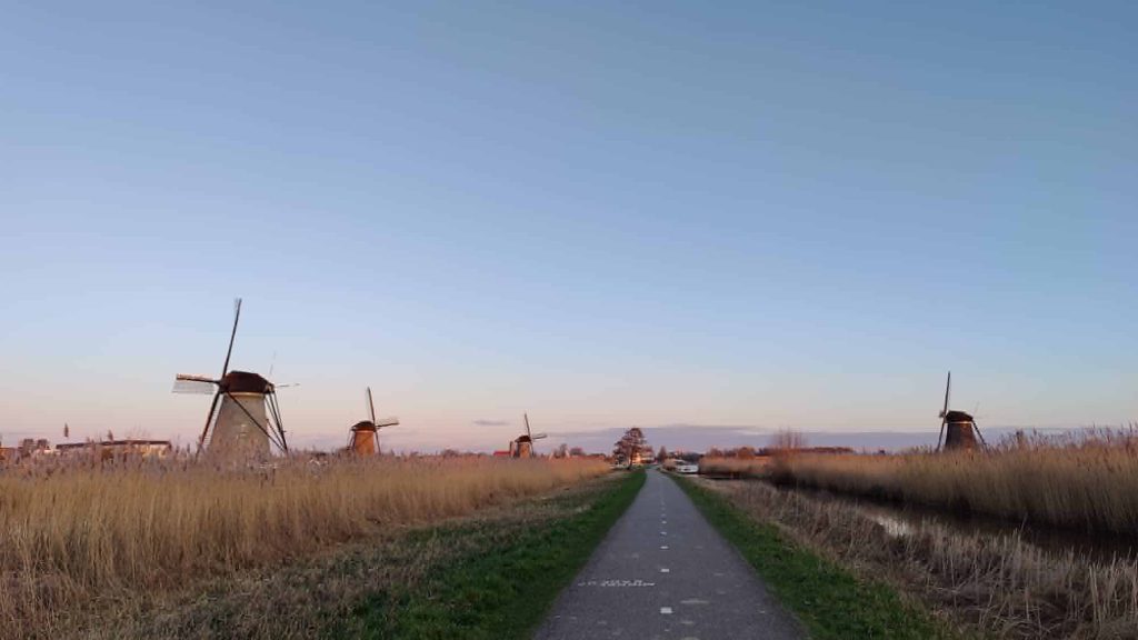 Wandelen bij Kinderdijk