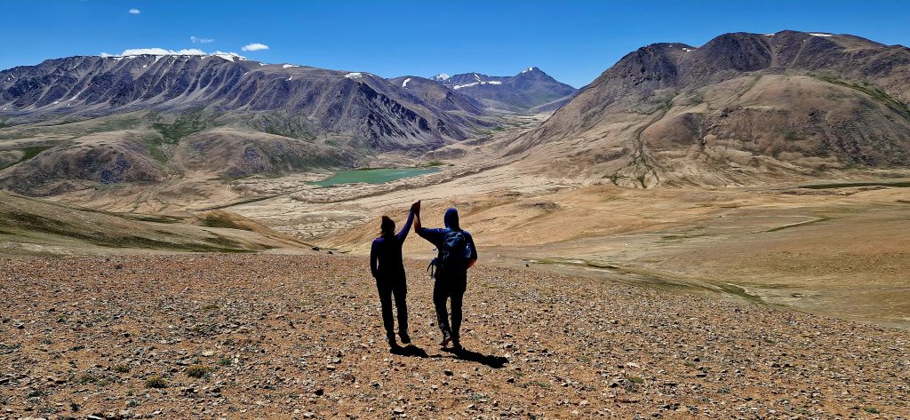 Hausibek's viewpoint hiken in Pamirs